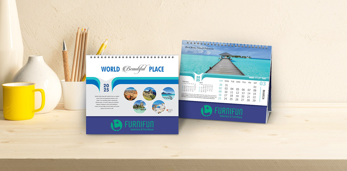 Bulk Desk Calendars 2025 Bulk Desk Calendar Printing VistaPrint